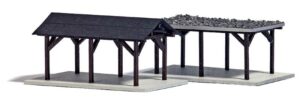 Zwei Carports <br/>BUSCH 8249