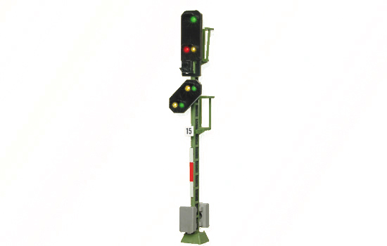 Viessmann 4015 – Segnale Luminoso Di Entrata Con Presegnale Per H0 – Modellismo Ferroviario DB