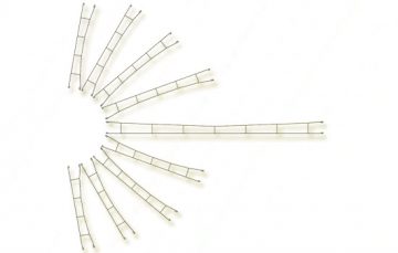 Fahrdrahtstück 190,0 mm, 5 Stück <br/>Viessmann 4142 1