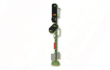 Licht-Einfahrsignal mit Vor-Signal (DB 1969) <br/>Viessmann 4415 1