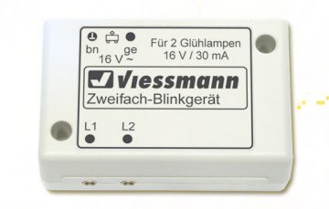 Elektronik, Zweifach-Blinkgerät, blau <br/>Viessmann 5037 1