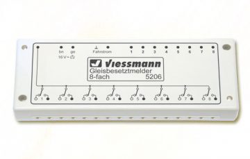 Gleisbesetztmelder, 8-fach <br/>Viessmann 5206 1
