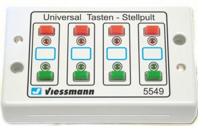 Universal-Tasten-Stellpult, rückmeldefähig <br/>Viessmann 5549