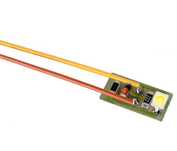 Innenbeleuchtung für Gebäude, 1 LED weiß, 10 Stück <br/>Viessmann 6006 1