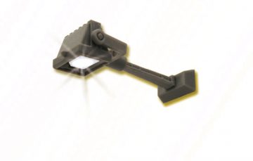 Flutlichtstrahler mit Wandbefestigung, LED weiß <br/>Viessmann 6334 1