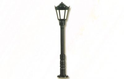 Parklaterne, 1-flammig, schwarz <br/>Viessmann 6470