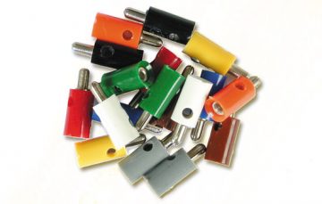 Stecker, mit Querloch, weiß, 10 Stück <br/>Viessmann 6878 1