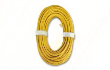 Kabel, 10 m, Hochstrom, gelb <br/>Viessmann 6897 1