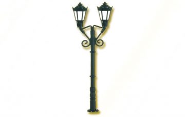 Parklaterne, 2-flammig, LED <br/>Viessmann 6973 1