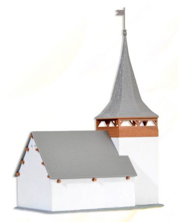 Dorfkirche Sertig <br/>kibri 37031 1