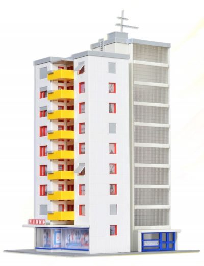 Hochhaus mit Ladengeschäft <br/>kibri 37120