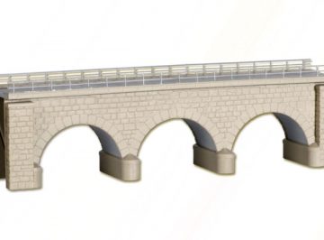 Erzberg-Brücke mit Eisbr <br/>kibri 37660 1