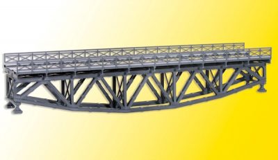 Brücke, Stahl-Unterzugbrücke, 1-gleisig <br/>kibri 39703