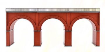 Brücke, Backstein-Viadukt <br/>Vollmer 42513 1