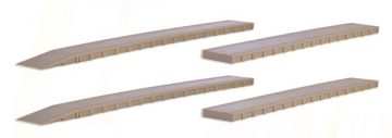 Gepäckbahnsteig, 6-teilig <br/>Vollmer 43558 1