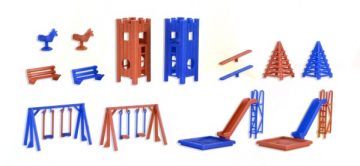 Deko-Set Kinderspielplatz <br/>Vollmer 43665 1