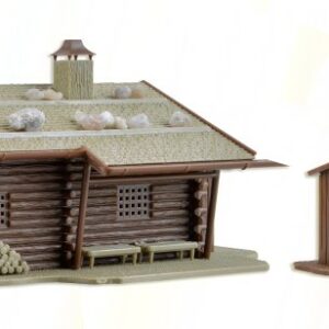 Jagdhütte mit Brunnen und  Vollmer 43708