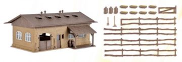 Schweinestall mit Schweine <br/>Vollmer 43740 1