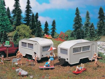 Wohnwagen, 2 Stück <br/>Vollmer 45147 1