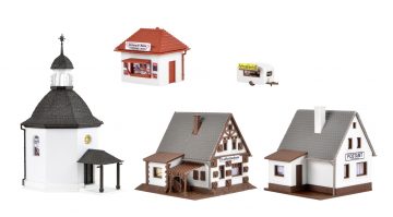 Vollmer 47613 <br/>Weihnachtsdorf mit Beleucht 3
