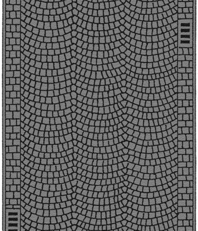 Мостовая 100. Булыжник 1:87. Шаблон булыжной мостовой рисунок. Noch 60620. Cobbled pavement pattern texture.