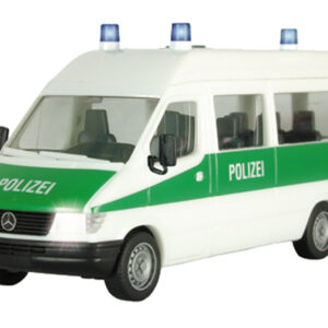 Viessmann 1130 H0 MERCEDES BENZ Sprinter Polizei mitelektrischem Blinklicht und Beleuchtung