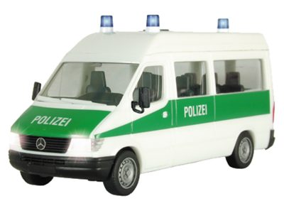 Viessmann 1130 <br/>H0 MERCEDES BENZ Sprinter Polizei mitelektrischem Blinklicht und Beleuchtung