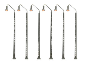 Viessmann 65856 <br/>Bahnbetriebswerkleuchte, LED warmweiß 5+1 1