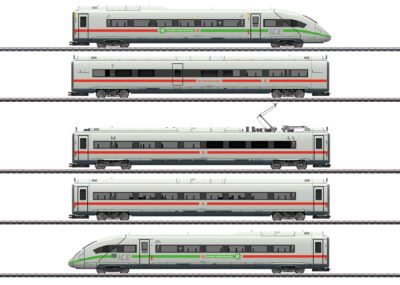 Märklin 39716 <br/>Triebwagenzug ICE 4 Baureihe 412/812 mit grünem Streifen