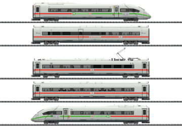 TRIX 25976 <br/>Triebwagenzug ICE 4 Baureihe 412/812 mit grünem Streifen 1