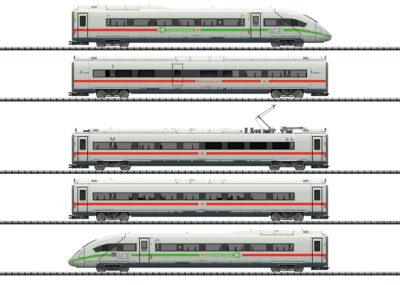 TRIX 25976 <br/>Triebwagenzug ICE 4 Baureihe 412/812 mit grünem Streifen