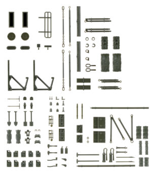 kibri 18032 <br/>Bundeswehr Zurüstsatz für Einsatzfahrzeuge