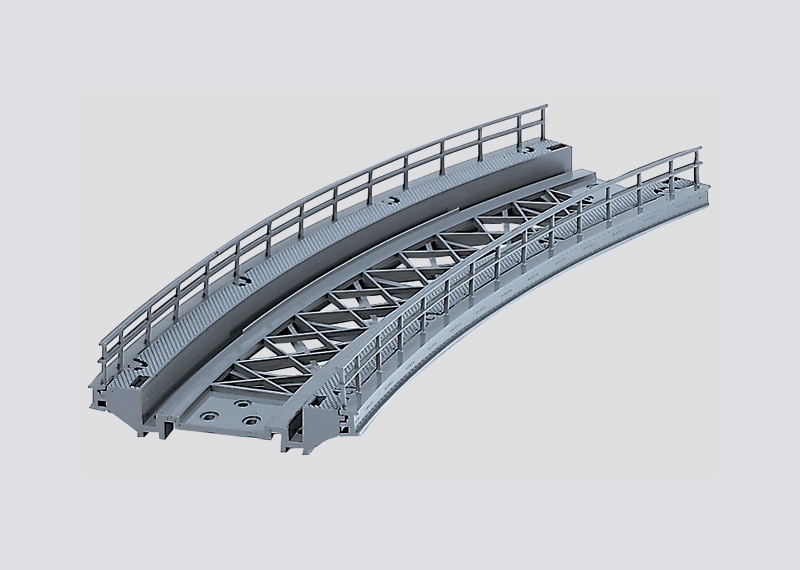 Märklin 7267 Rampenstück, gebogen, r=360 mm