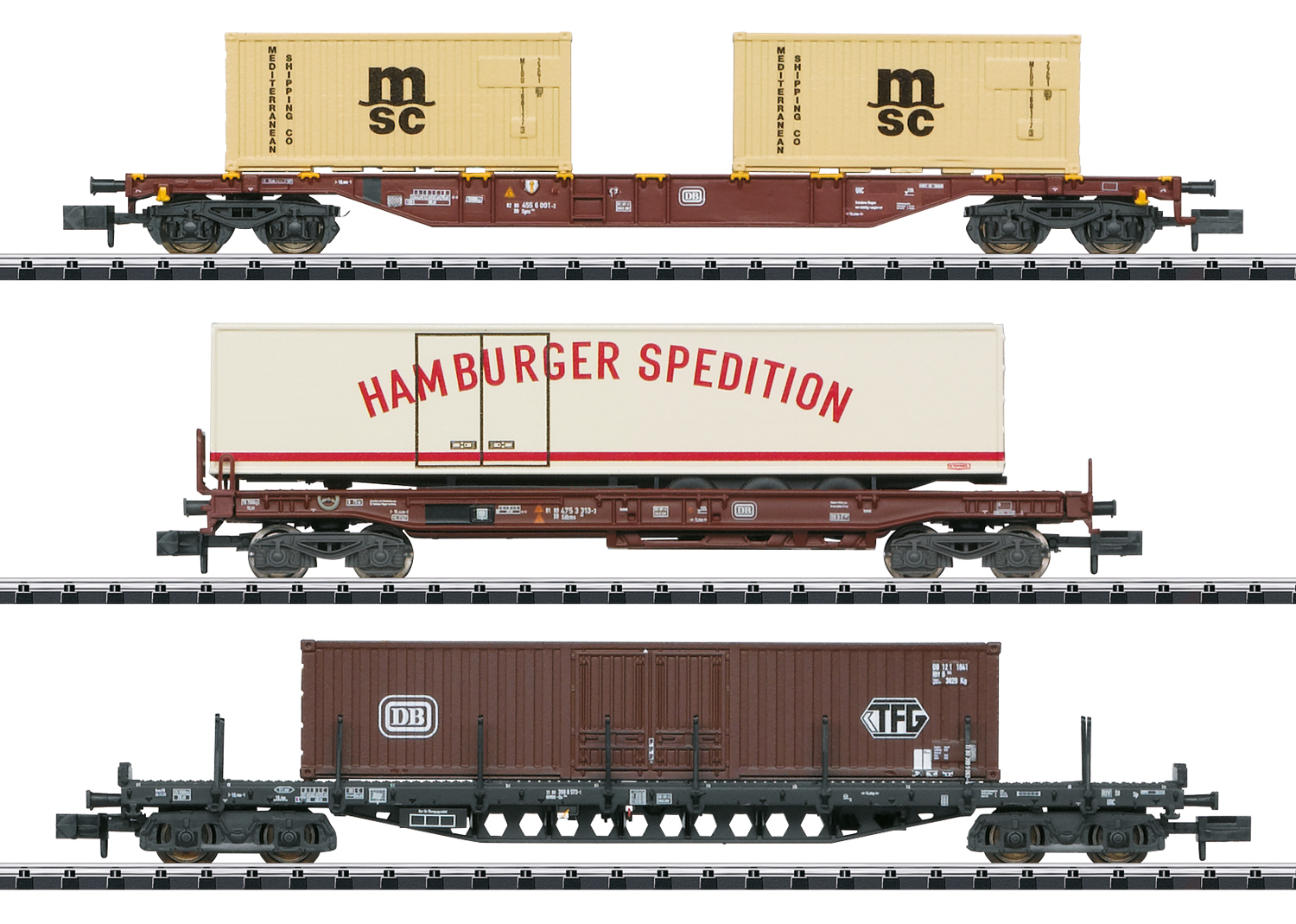 TRIX 18702 <br/>Güterwagen-Set "Containerverkehr"