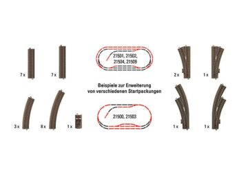 TRIX 62900 <br/>Gleis-Ergänzung Trix H0 für St 1