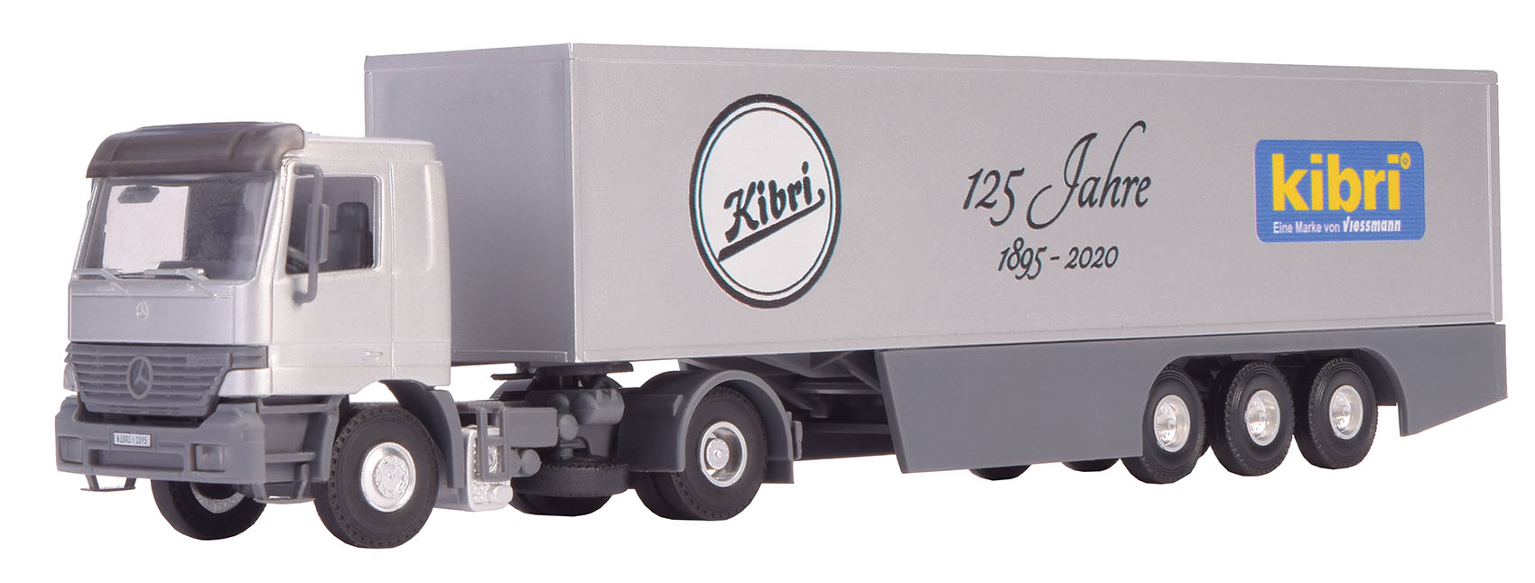 kibri 12500 <br/>H0 MB Actros 2-achs mit Koffersattelauflieger