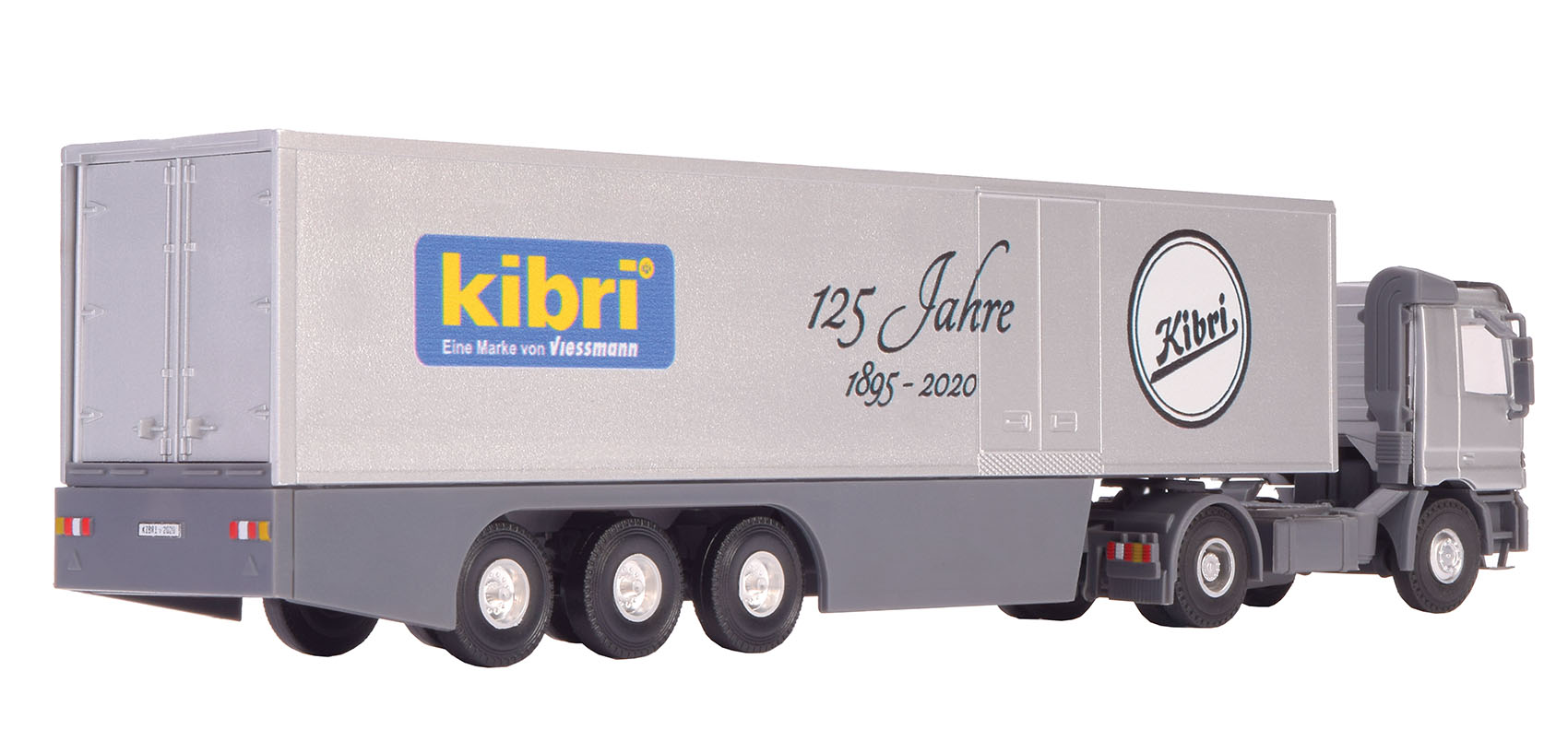 kibri 12500 <br/>H0 MB Actros 2-achs mit Koffersattelauflieger