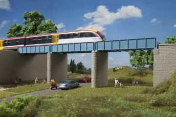 Auhagen 11442 <br/>Brücke, Erweiterung Blechträgerbrücke 1