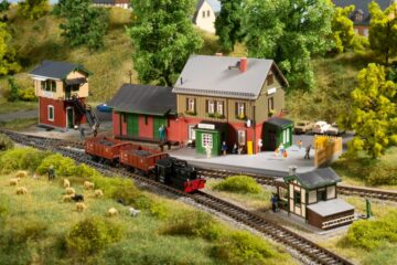 Auhagen 15306 <br/>Set Bahnhof Hagenau 1