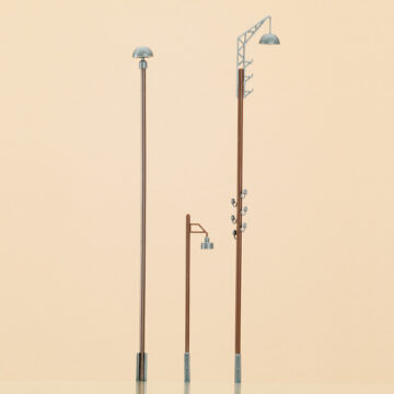 Auhagen 42554 <br/>Pilz-, Ausleger- und Straßenlampenattrappen 1