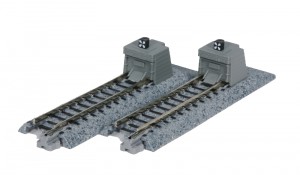 KATO 7078007 <br/>Prellbock, Beton, mit Gleis