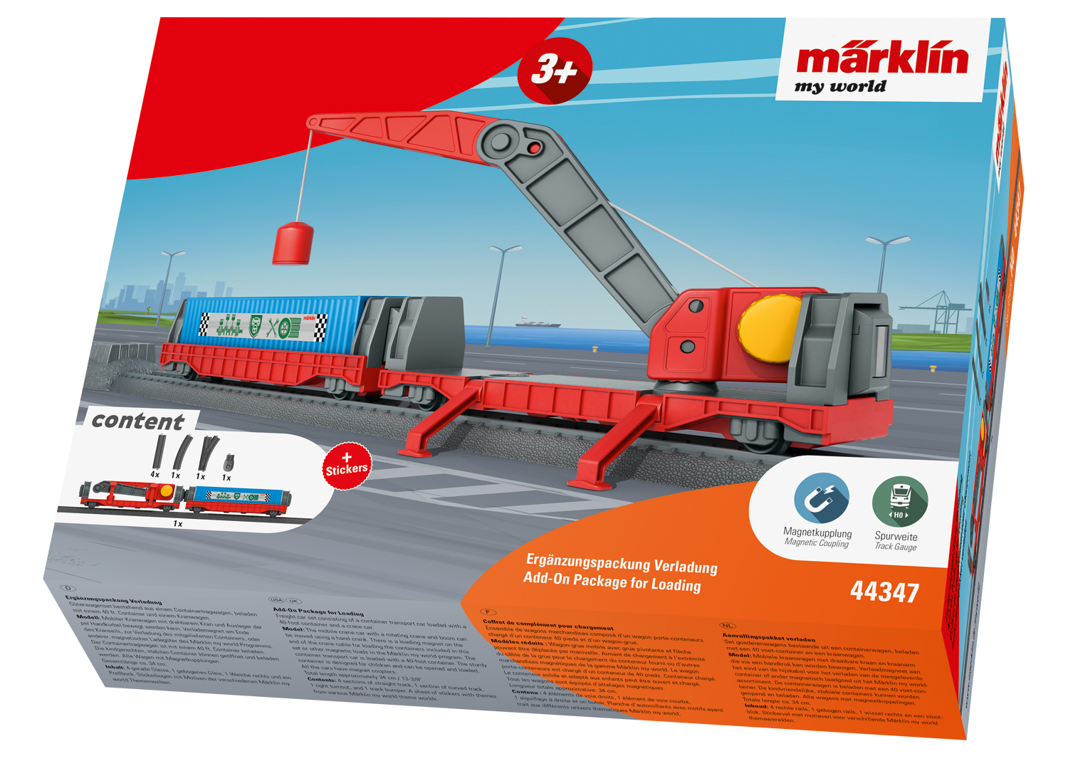 Märklin 44347 <br/>Märklin my world - Ergänzungspackung Verladung