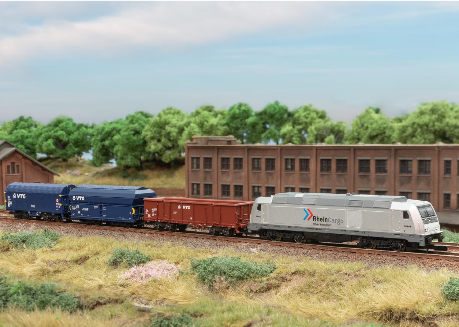 Märklin 81875 <br/>Startpackung "moderner Güterverkehr"mit Diesellok BR 285