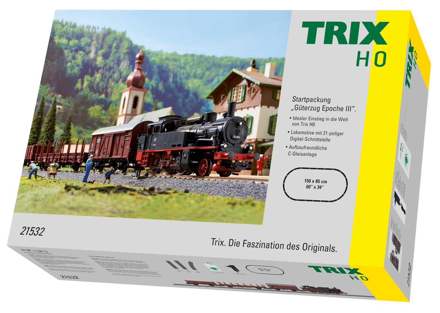 TRIX 21531 <br/>Digital-Startpackung "Güterzug Epoche III"