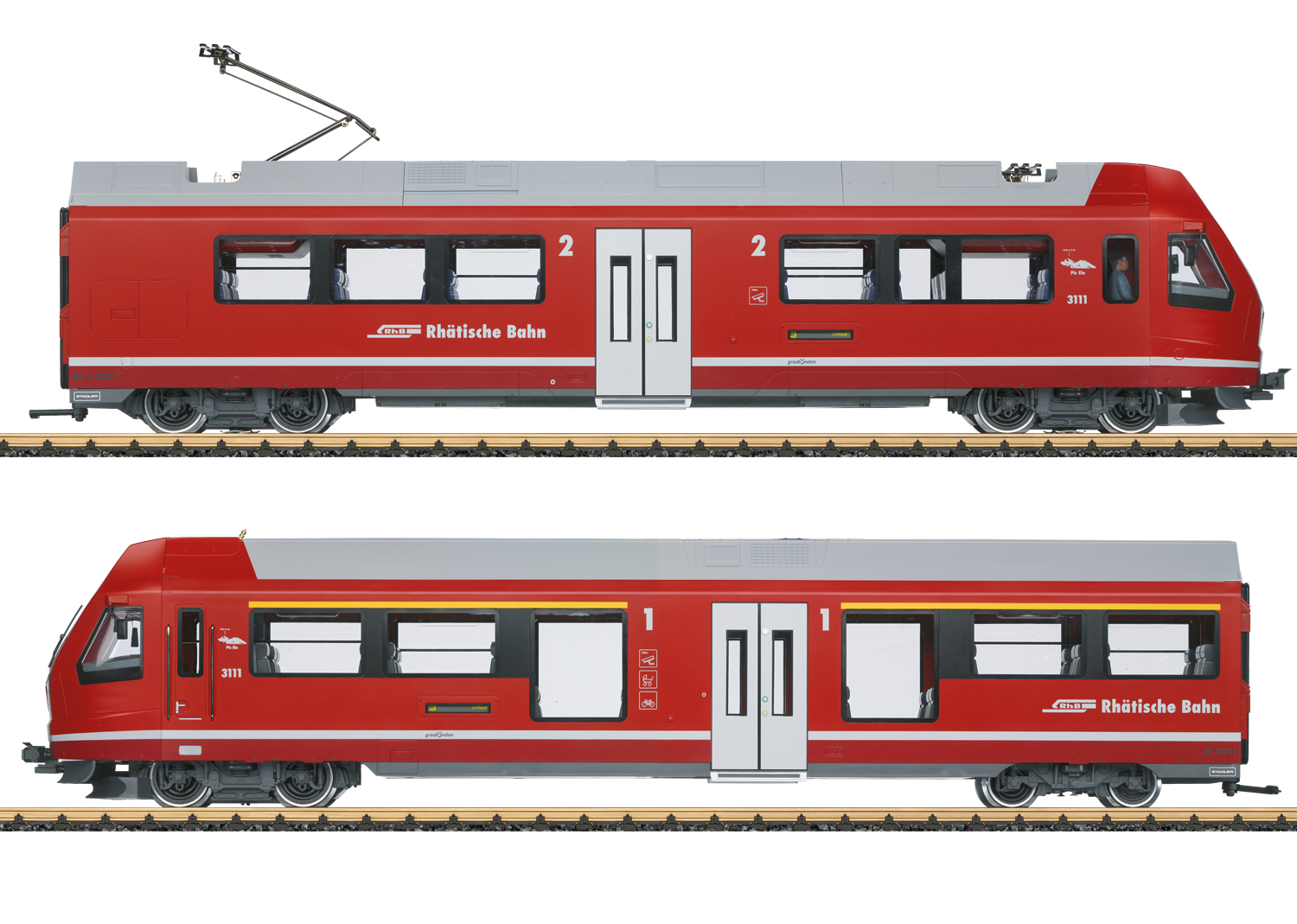 LGB 23100 <br/>Elektrotriebzug Capricorn RhB