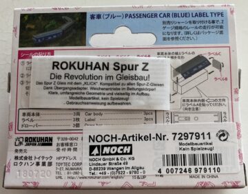 Rokuhan 7297911 Z Shorty 3er-Set Passenger Car